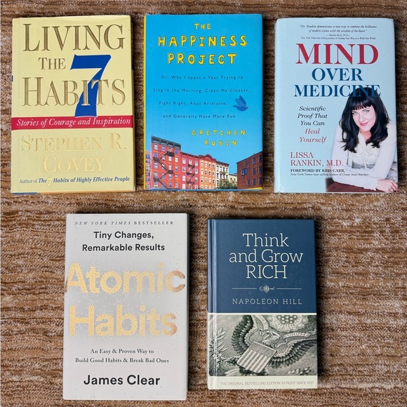 Other - Self Improvement Personal Growth Mindset Success Hardcover Books‎ Bundle NEW